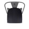 Flash Furniture Clear Coat Metal Bar Stool & Black Poly Seat XU-DG-TP001B-30-PL1B-GG - alternate 4